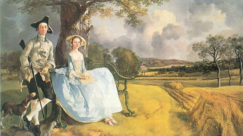 Thomas Gainsborough Mr and Mrs Andrews oil painting picture